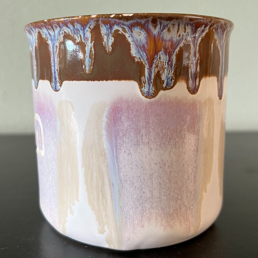 Cancun Mexico Souvenir Mug with Iridescent Drip Glaze - Picture 5 of 9